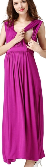 Maternity/nursing dress - Picture 2 of 6